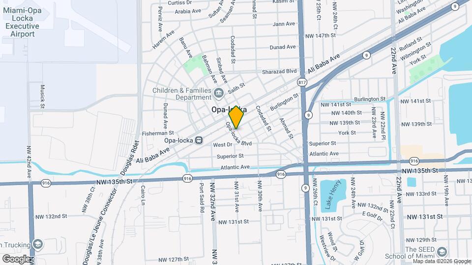 725 Opa-locka Blvd Map and Location Details