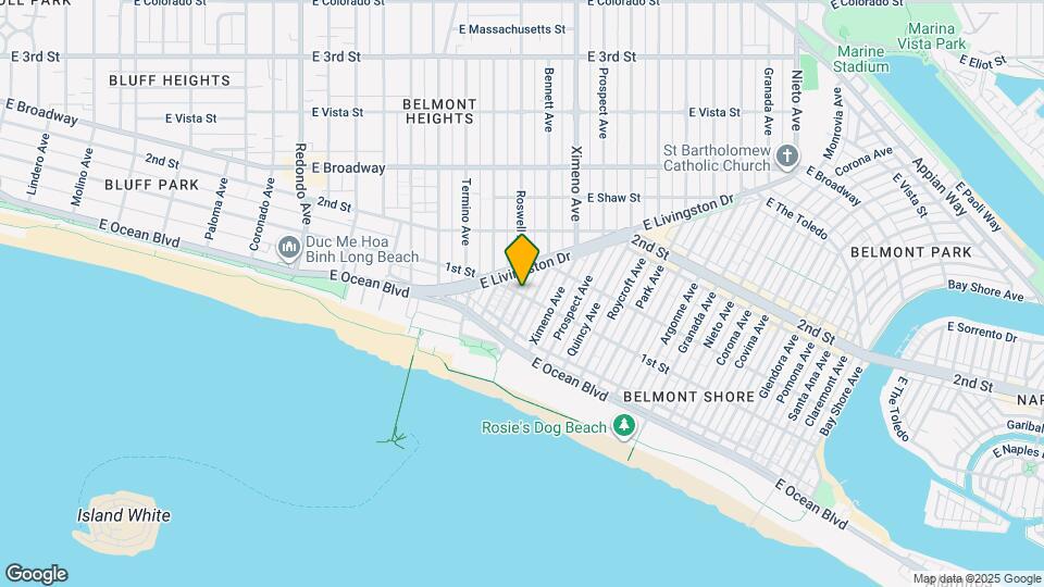 4223 E 1st St, Unit 4223 E. 1st St Map and Location Details