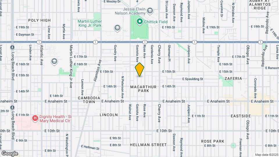 1460 Gaviota Ave Map and Location Details