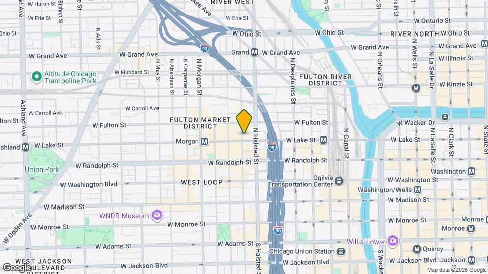 215 N Green St Map and Location Details