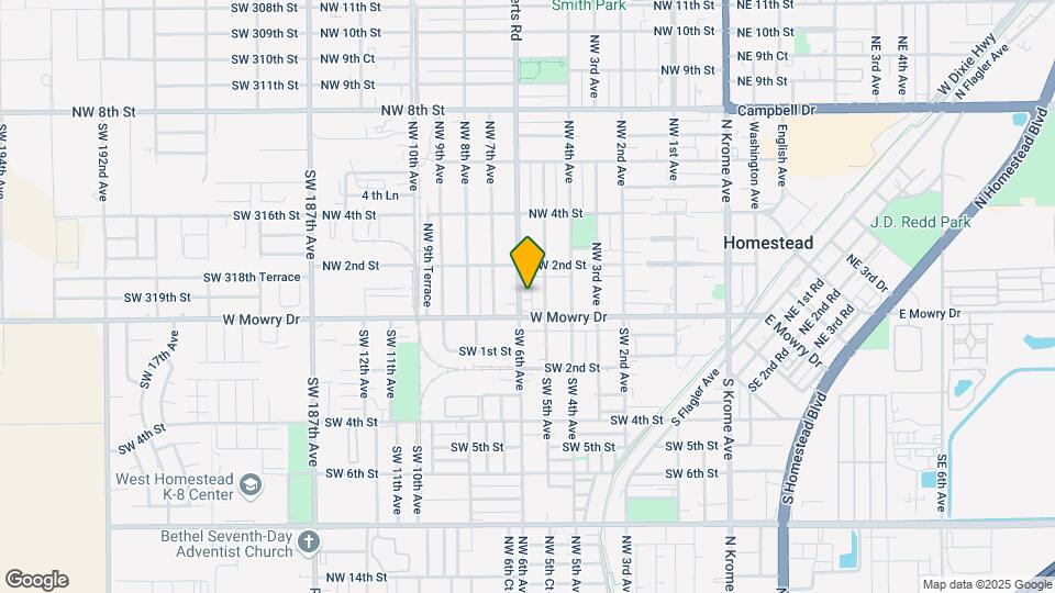 41-47 NW 6th Ave Mapa y Detalles de la Ubicación