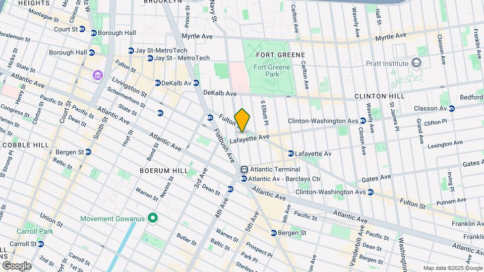 25 Lafayette Ave Mapa y Detalles de la Ubicación