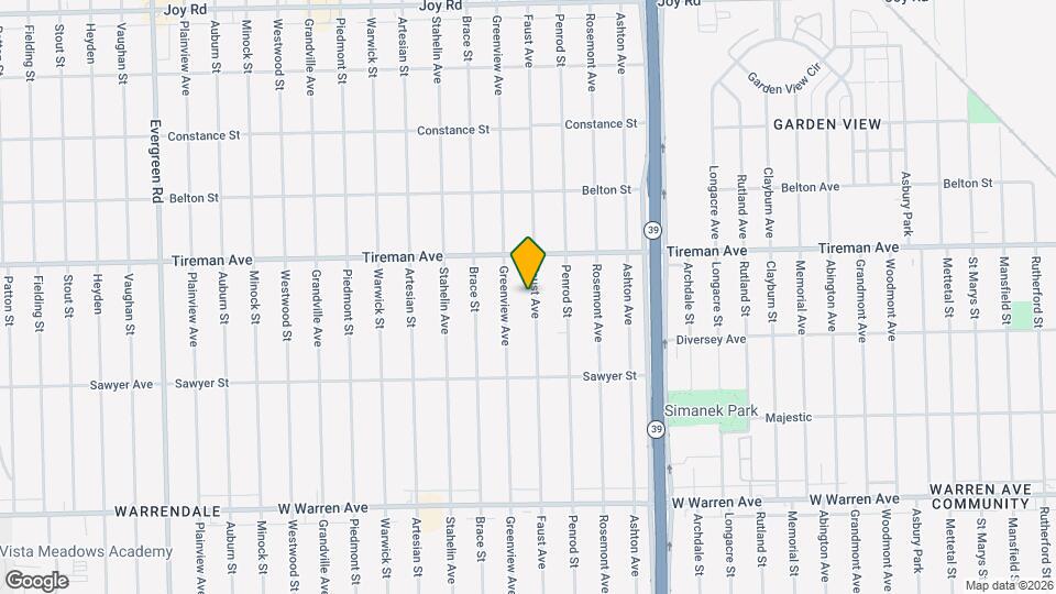 7763 Faust Ave Mapa y Detalles de la Ubicación