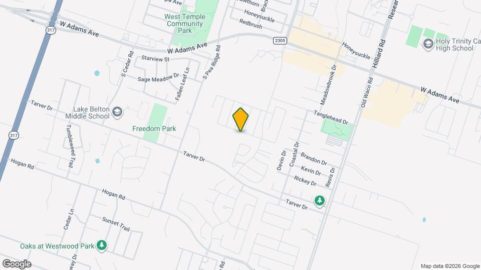 7807 Escarpment Dr Map and Location Details