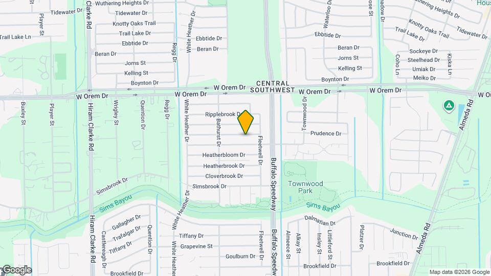 3727 Prudence Dr Map and Location Details