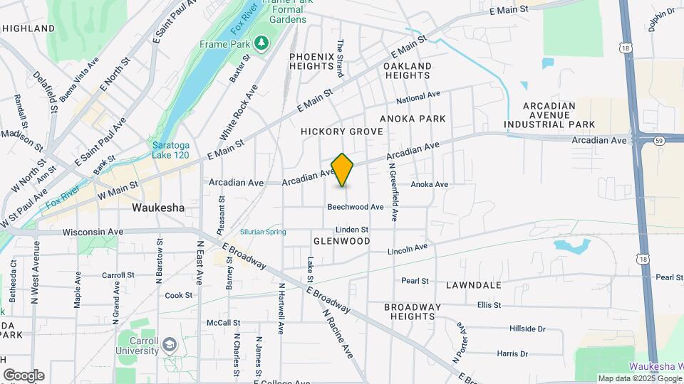 816 Aurora Ave, Unit 816 lower Map and Location Details