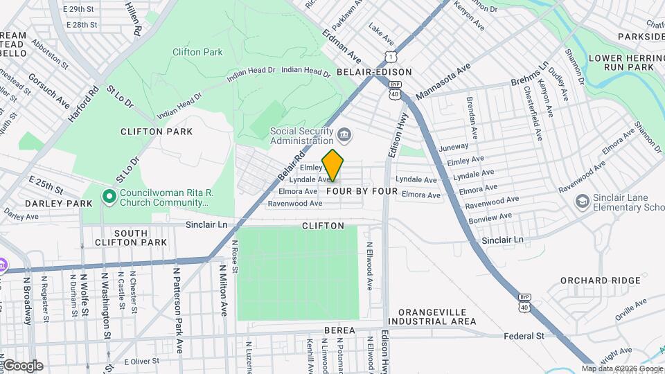 3326 Elmora Ave Map and Location Details