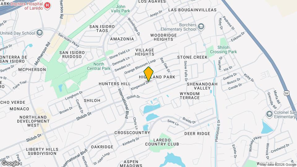 1709 Kingwood Dr Map and Location Details