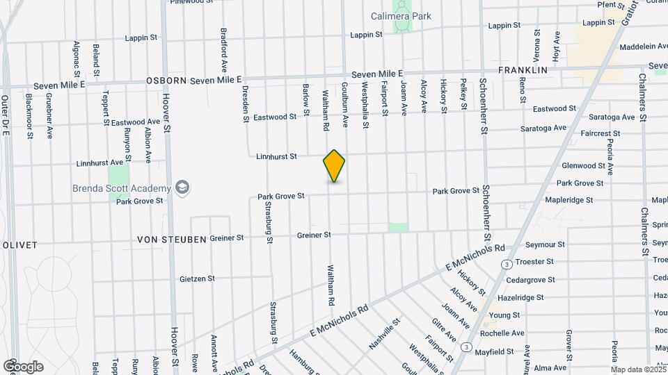 18418 Waltham St Mapa y Detalles de la Ubicación