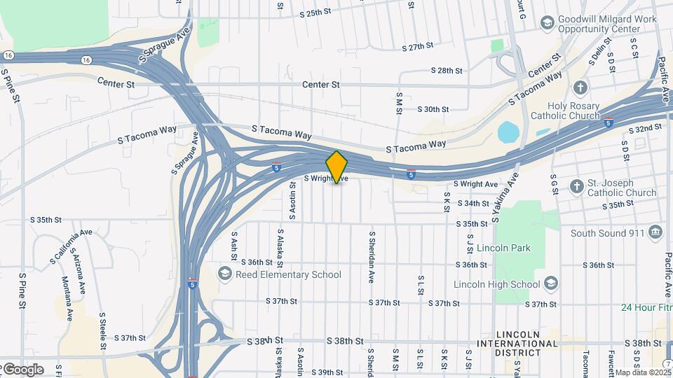 3310 S Sawyer St Map and Location Details