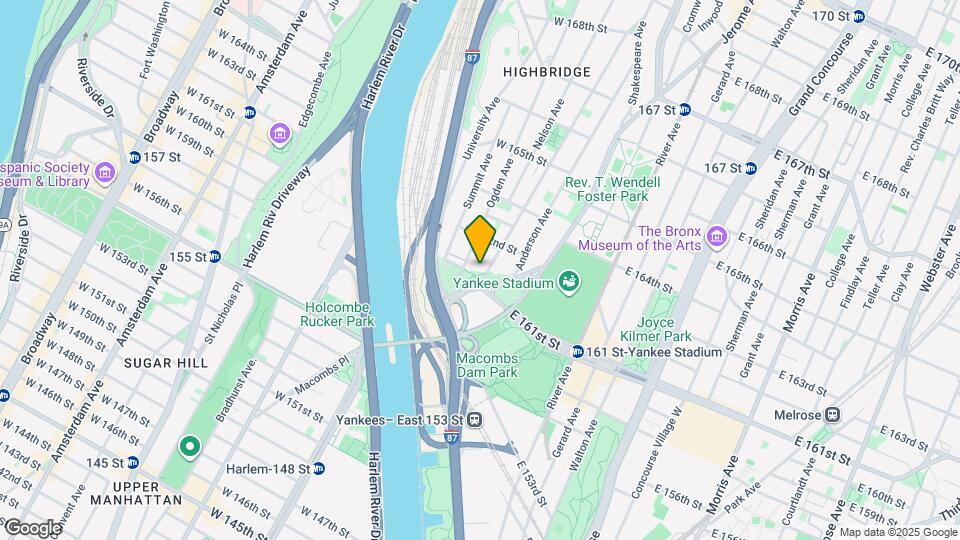 901 Woodycrest Ave Map and Location Details