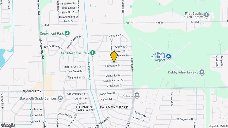 5030 Valleyview Dr Map and Location Details