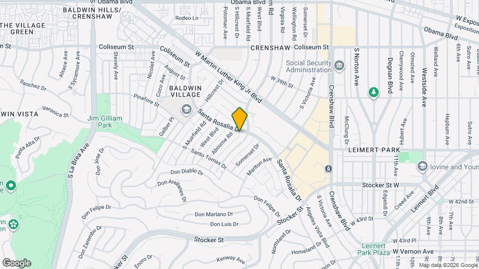 Santa Rosalia Apartments Map and Location Details
