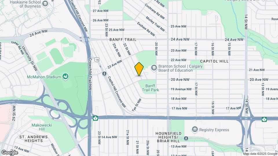 2303 22nd St NW Map and Location Details