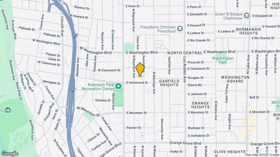 1145 N Summit Ave Map and Location Details