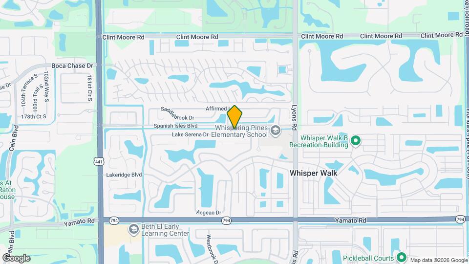 9367 Lake Serena Dr Map and Location Details