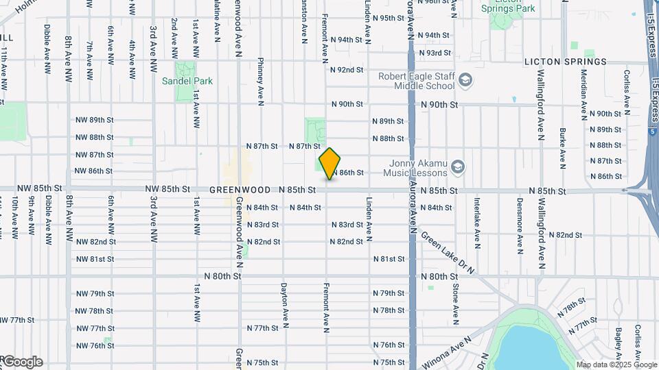 8500 Fremont Ave N Map and Location Details
