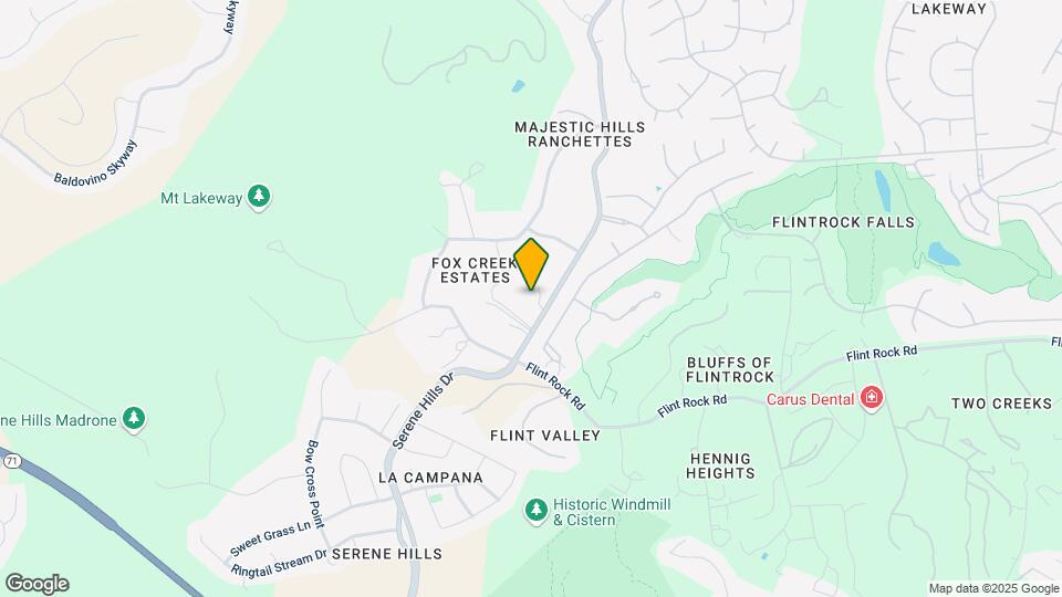 4202 Serene Hills Dr Map and Location Details