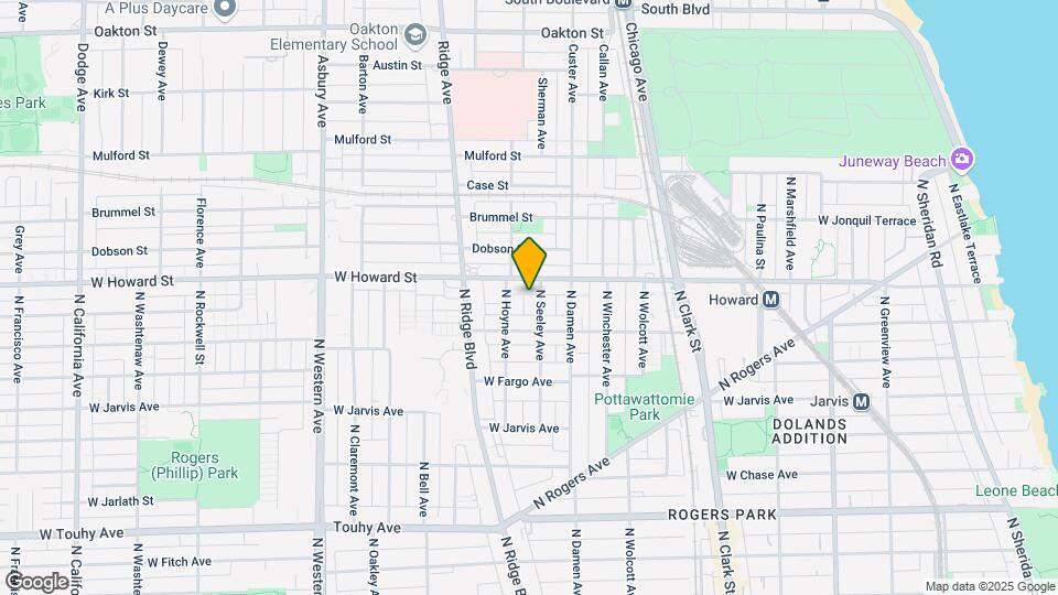 7528 N Seeley Ave Map and Location Details