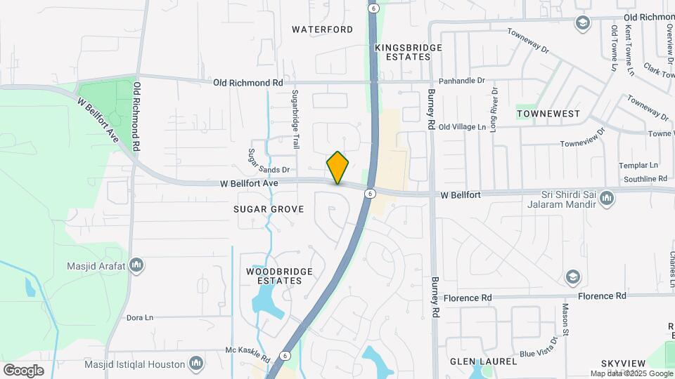 15106 Brookwood Bridge Ln Map and Location Details