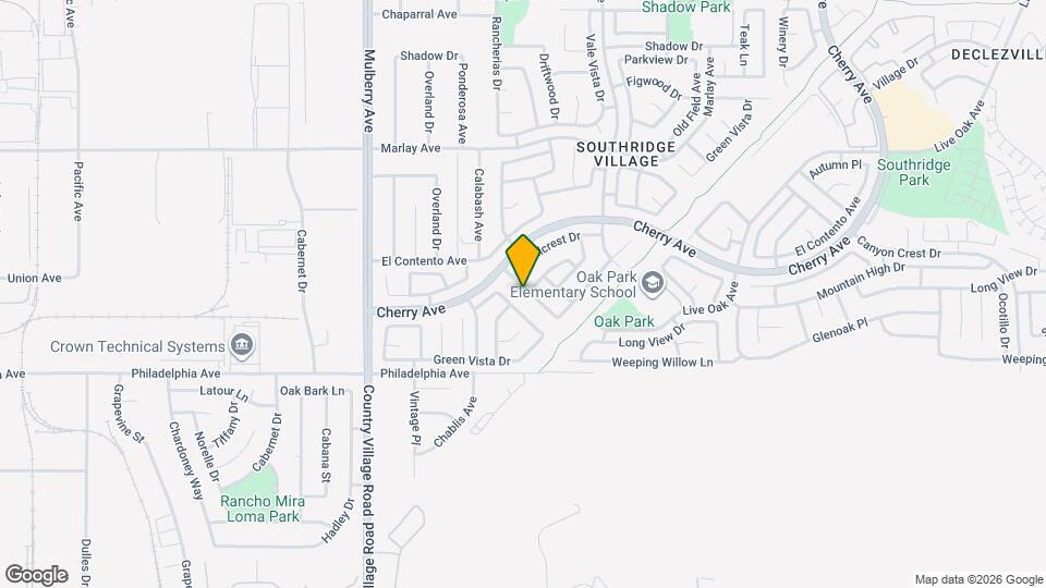 11958 Rancherias Dr Map and Location Details