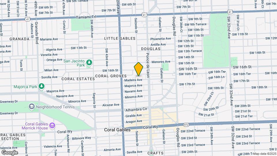 237 Madeira Ave-Unit -1 Mapa y Detalles de la Ubicación