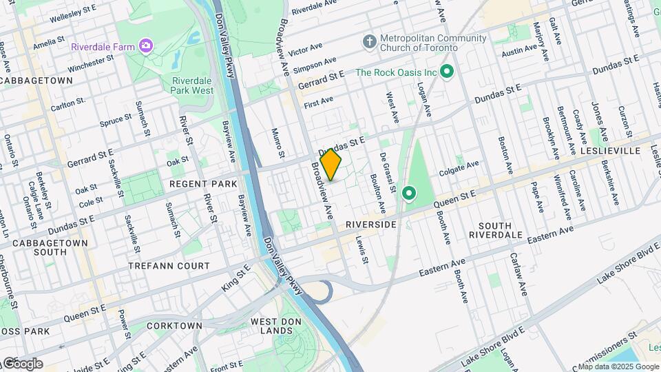 179 Broadview Ave Map and Location Details