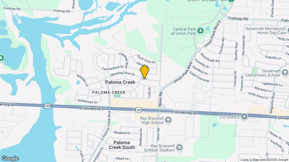 1808 Morning Dove Dr Mapa y Detalles de la Ubicación