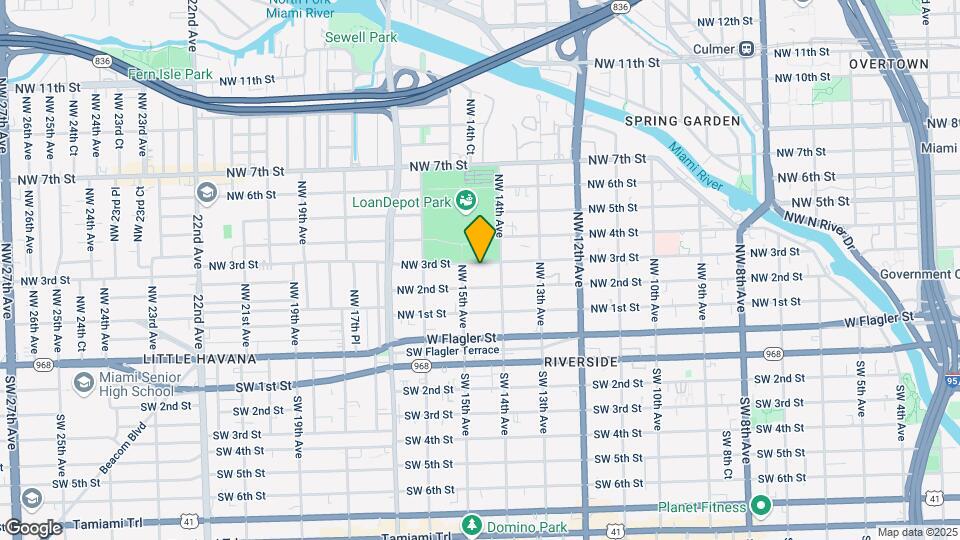 1448 NW 3rd St Map and Location Details