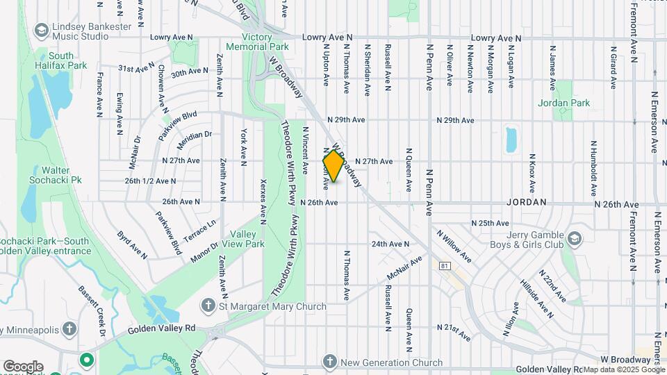 2622 N Upton Ave Map and Location Details