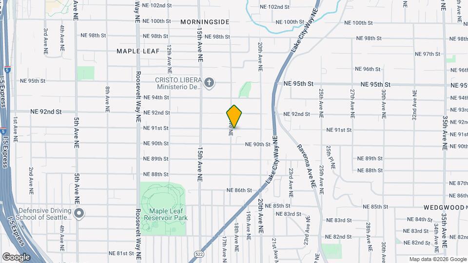 1703 NE 91st St Map and Location Details