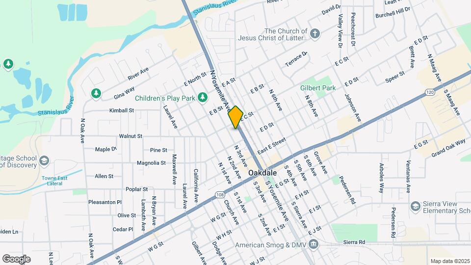 328 N Yosemite Ave Mapa y Detalles de la Ubicación