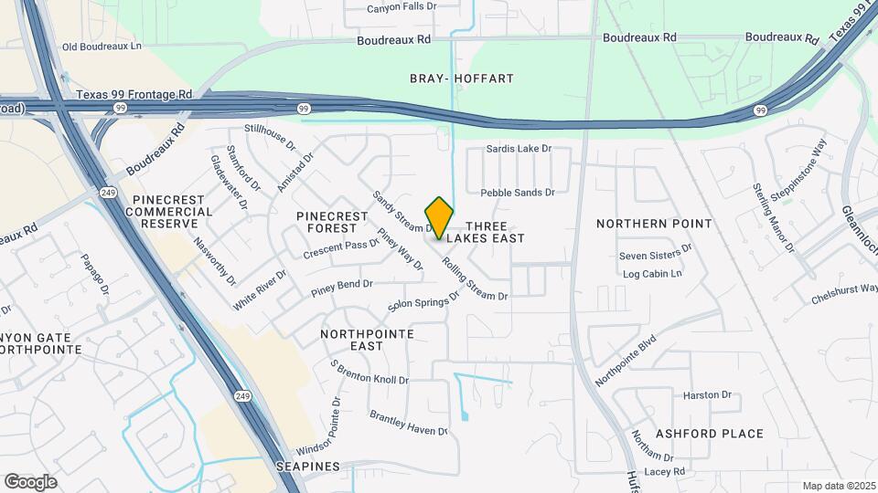 11914 Rolling Stream Dr Map and Location Details