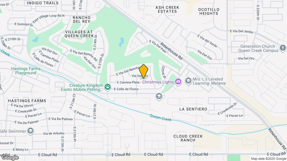 21992 E Camina Plata Map and Location Details
