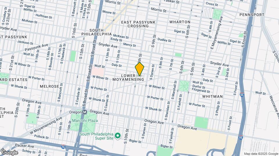 2322 S Hutchinson St Map and Location Details