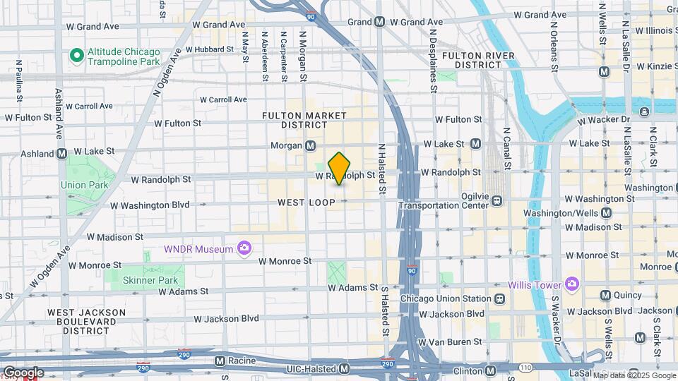110 N Peoria St, Unit 3306 Mapa y Detalles de la Ubicación