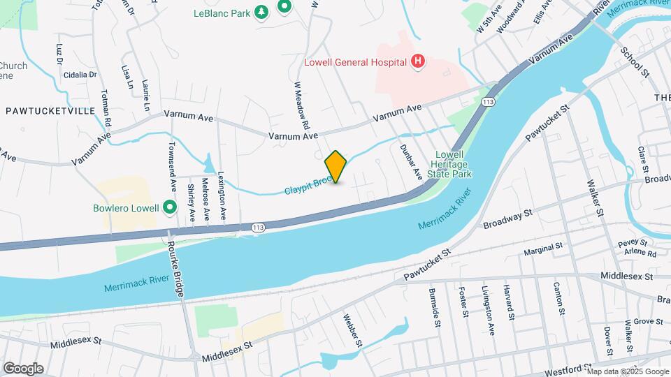 347 Pawtucket Blvd-Unit -1 Map and Location Details