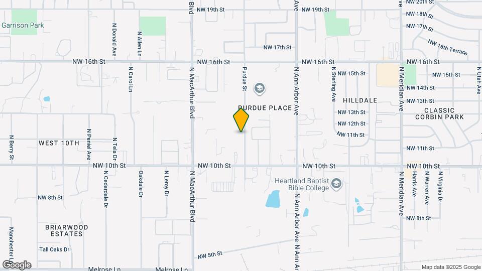 1135 N Purdue Ave Map and Location Details