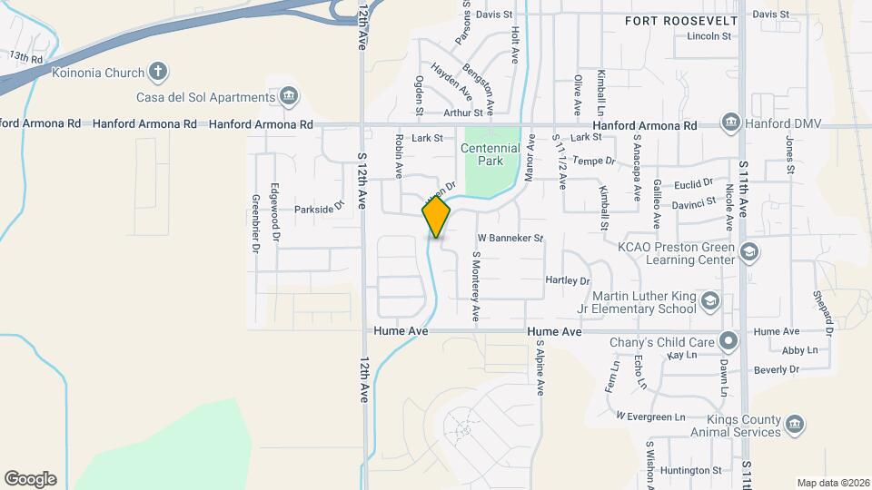 1304 Manor Ave Map and Location Details