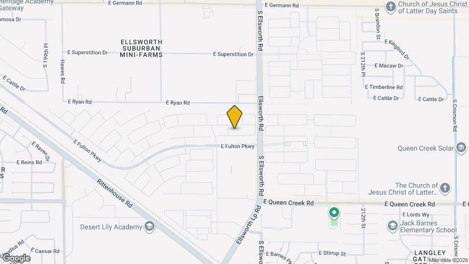 20698 E Canary Way Map and Location Details