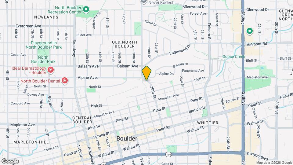 2459 20th St Map and Location Details