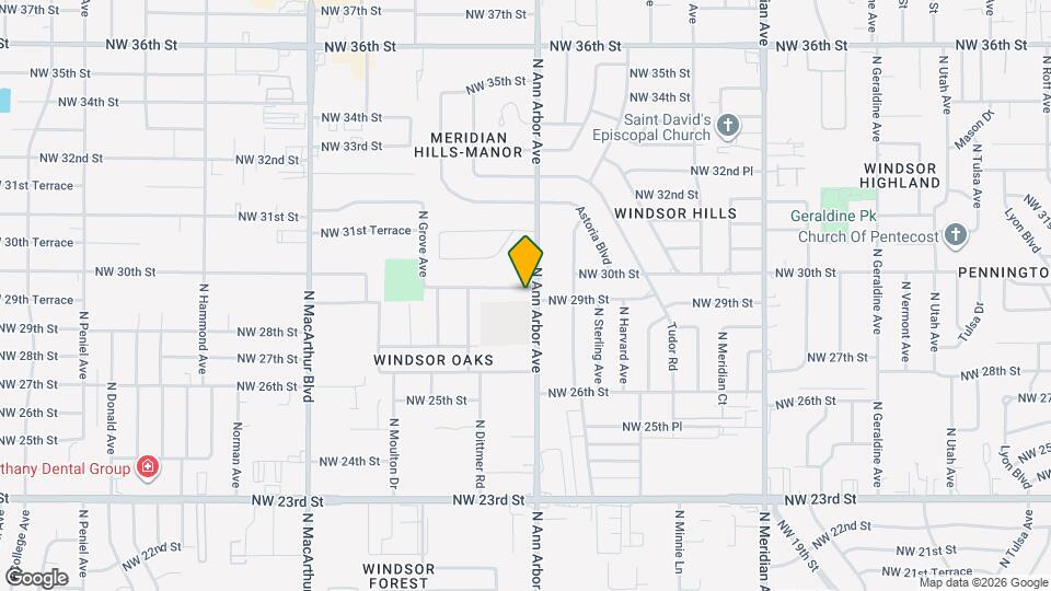 4904 NW 29th St Map and Location Details