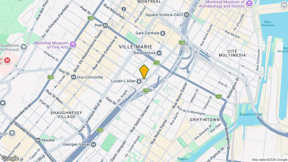 1275 Rue de la Montagne Map and Location Details