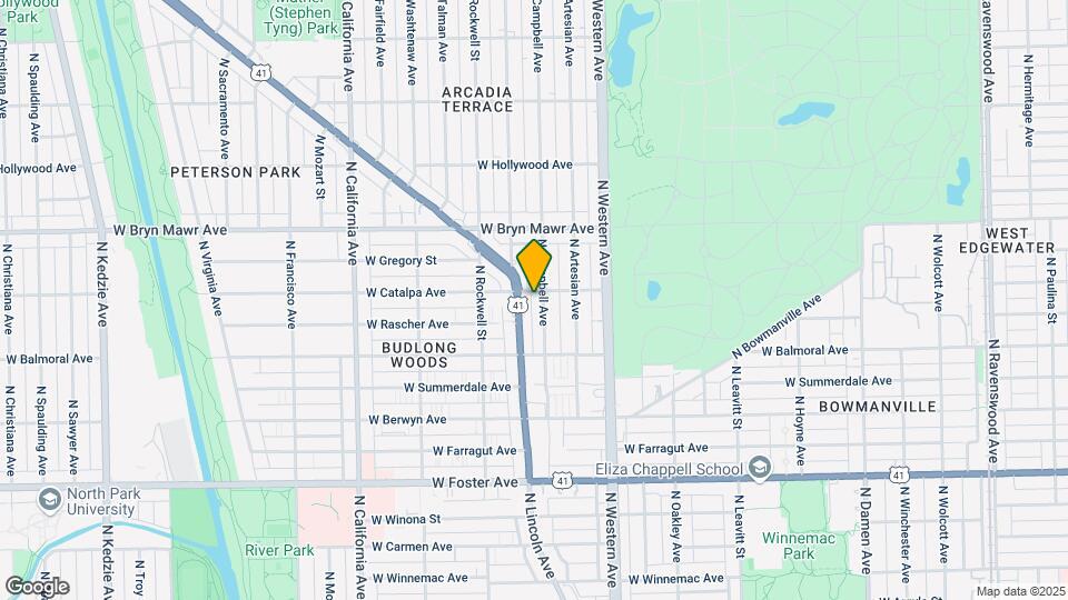 5454 N Campbell Mapa y Detalles de la Ubicación