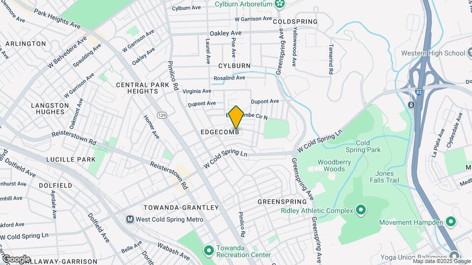 2863 Edgecombe Cir S Map and Location Details