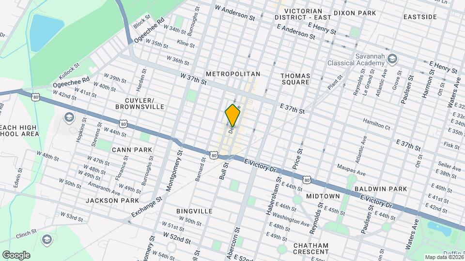 2406 De Soto Ave Mapa y Detalles de la Ubicación