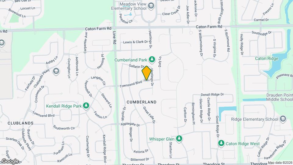 6908 Townsend Blvd Mapa y Detalles de la Ubicación