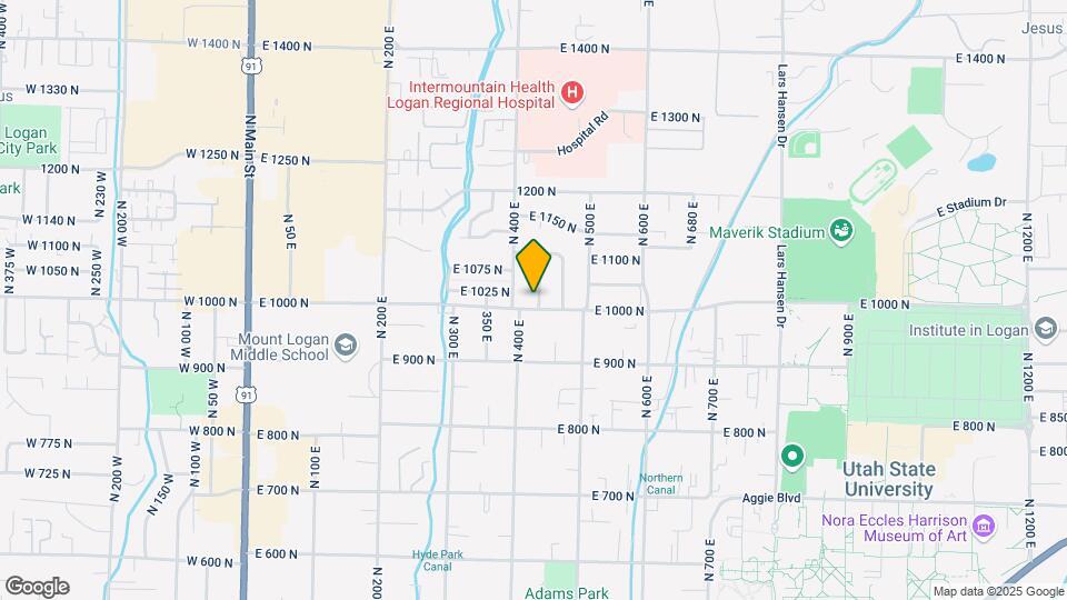 1007 Bonneville Ave Map and Location Details