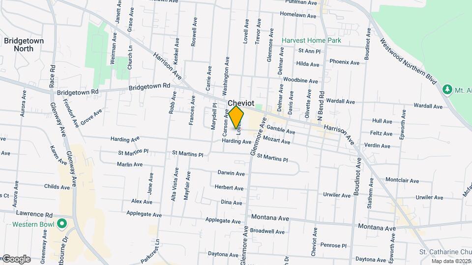 3697 Lovell Ave Map and Location Details