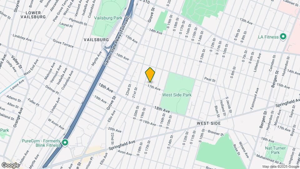 611 S 19th St, Unit 2 Map and Location Details